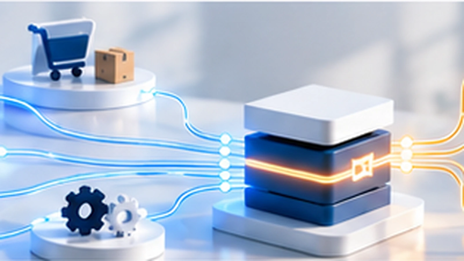 Business processes connected into one custom software system